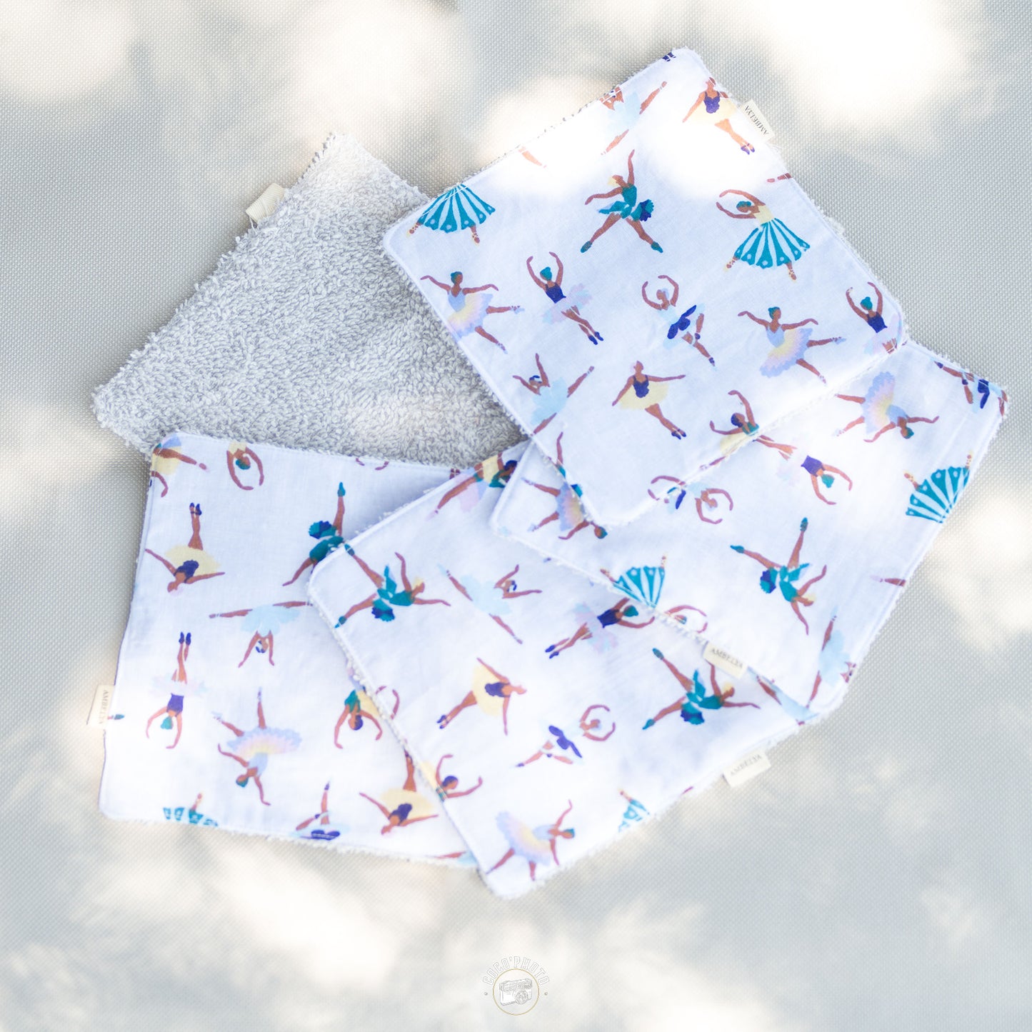 Lot de 5 lingettes enfants "Lilaé"