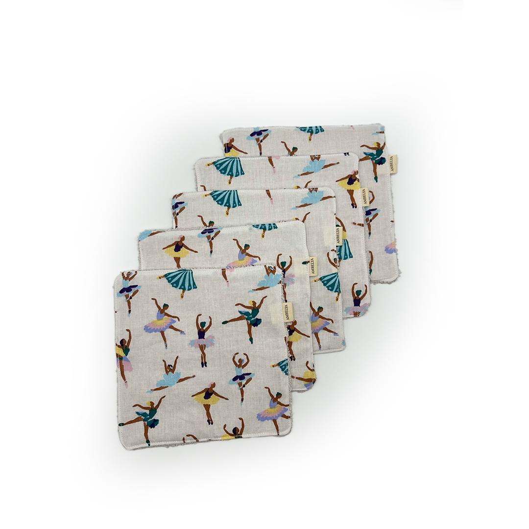 Lot de 5 lingettes enfants "Lilaé"