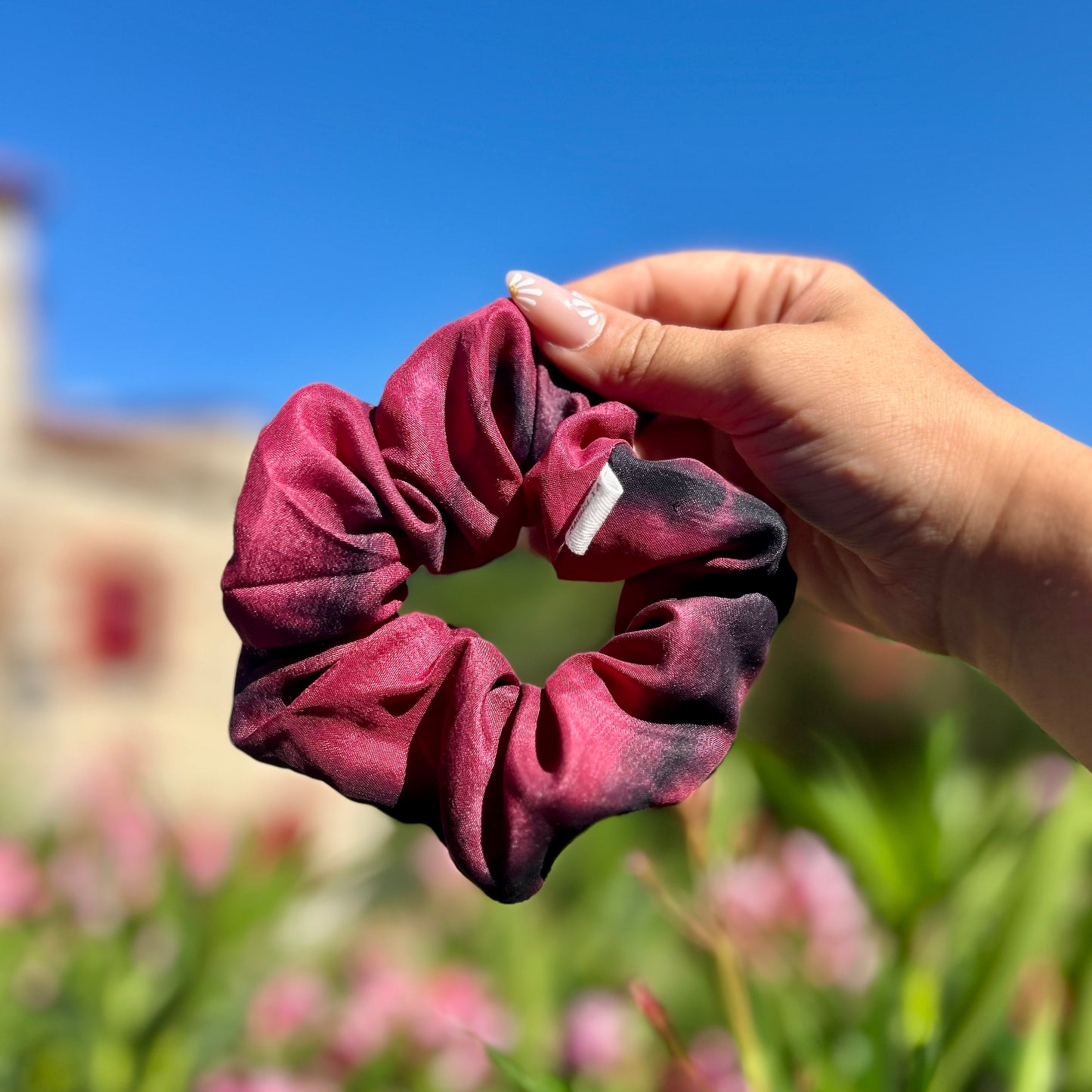 Chouchou en soie "Sahra"